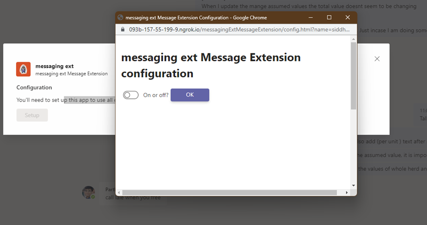 How to create Action based Messaging Extension as Teams App